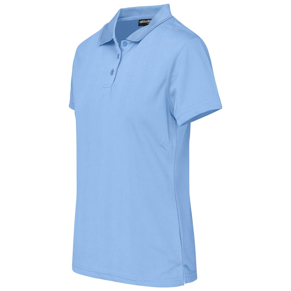 Ladies Distinct Golf Shirt - Sky Blue