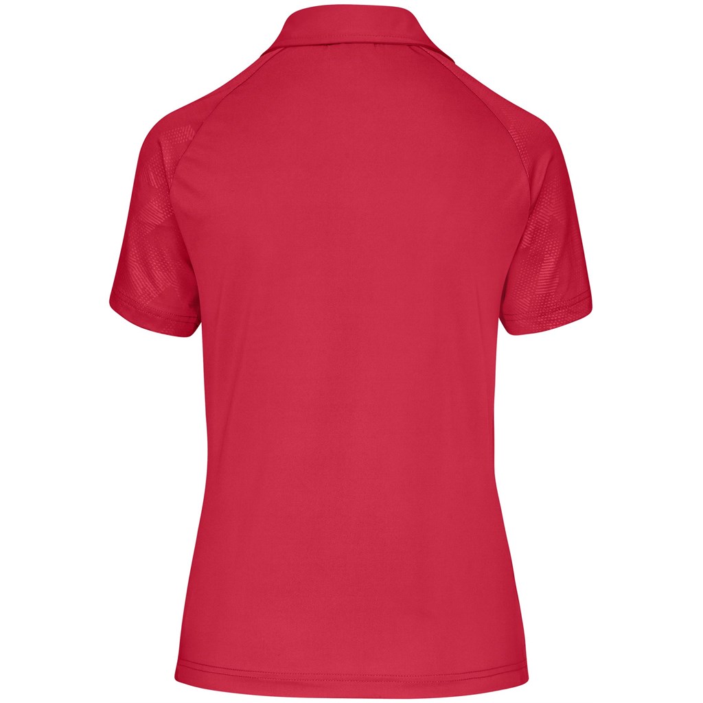 Ladies Santorini Golf Shirt - Red