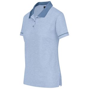 Ladies Verge Golf Shirt - Light Blue