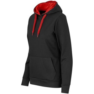 Ladies Solo Hooded Sweater - Red