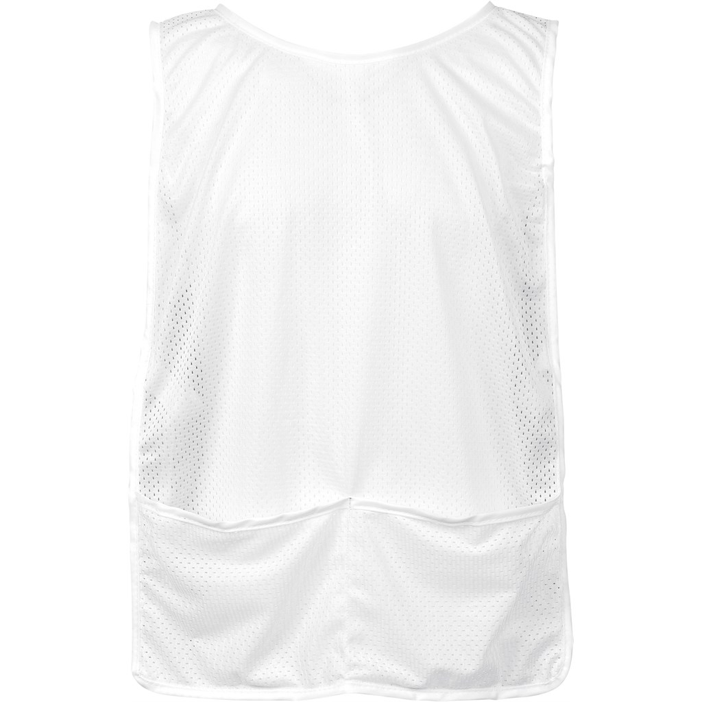 Pre-Production Sample Hoppla Jackal Polyester Caddy Bib with PVC Name Sleeve