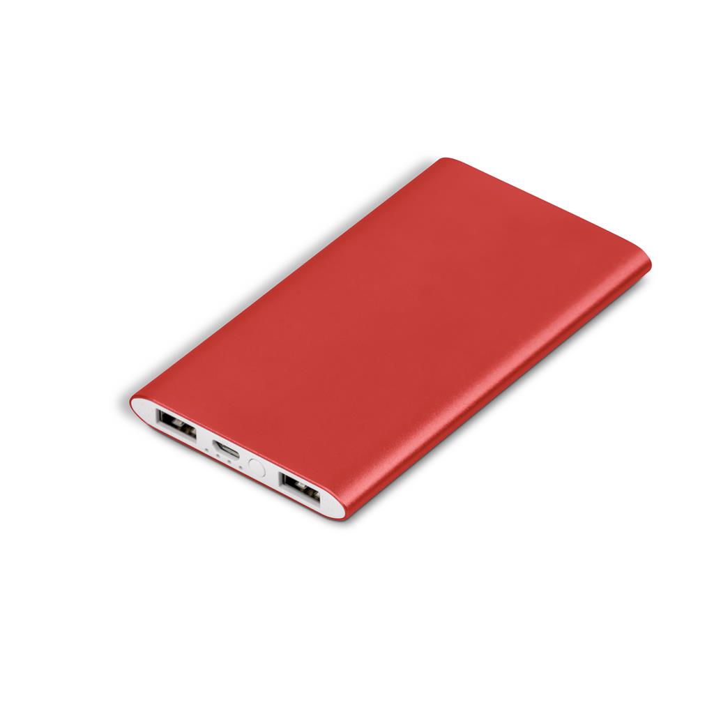 Odeon Slim Power Bank - 4,000mAh - Red